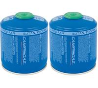 CAMPINGAZ Cartouche de Gaz à Valve CV 300 Plus, pour Réchauds Cartouche Compacte et refermable, Bleu, 240 g (Lot de 2)