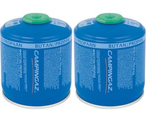 CAMPINGAZ Cartouche de Gaz à Valve CV 300 Plus, pour Réchauds Cartouche Compacte et refermable, Bleu, 240 g (Lot de 2)