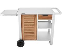 Chariot Plancha CAMPINGAZ WOODY DELUXE compatible plancha 2 et 3 brûleurs Blue Flame, Sorio et Master