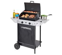 Campingaz Xpert 100 LS Plus Rocky - Barbecue à la Pierre de Lave, 98 x 48 x 124 cm, Noir argenté