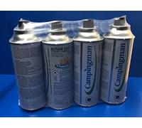 Campingman MSF-1A Lot de 28 cartouches de gaz butane 227 g pour réchaud de camping, barbecue et brûleur de mauvaises herbes, gaz de camping universel avec valve