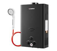 CAMPLUX Chauffe-eau à Gaz 20 Litres, Instantané Chauffe-eau GPL pour Douche de Jardin, Camping-car, Petite Maison, Série BW BW528B