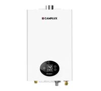 CAMPLUX Climatech GX318LPDE chauffe-eau à gaz d'intérieur 12 L - Douche à gaz faible NOx/ErP pour balcon, cuisine - 50 mbar