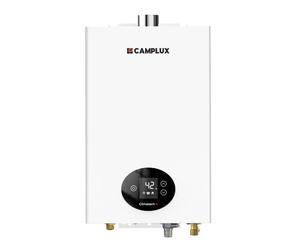 CAMPLUX Climatech GX318LPDE chauffe-eau à gaz d'intérieur 12 L - Douche à gaz faible NOx/ErP pour balcon, cuisine - 50 mbar