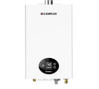 CAMPLUX Climitech 4 Chauffe-Eau à Gaz 12 Litres, 24 kW, Gaz Naturel (Méthane), 20 mbar, Étanche et Thermostatique, 220-240 V, GX318NG