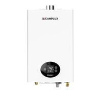 CAMPLUX Climitech 4 Chauffe-Eau à Gaz Instantané, 12 L/min, GPL (28-50 mbar), Étanche et Thermostatique, Bas NOx, GX318LP