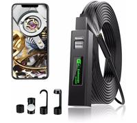 Camra Endoscope WiFi HD 1200P Inspection de Canalisation avec Lumire LED Compatible iPhoneAndroidPC 2M PZCC