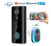 Camra Sonnette vido sans fil villa cran distance interphone vocal intelligente de porte avec Vision Nocturne