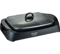 Camry Adler AD 6610, 3000 W, barbecue électrique, 2 zones, modèle de table, grille + plaque