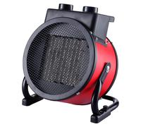Camry CR7743 Radiateur soufflant portable en céramique 2 niveaux de puissance Thermostat automatique Noir/Rouge