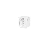 Camwear Boîte de conservation alimentaire carrée en polycarbonate 18 l