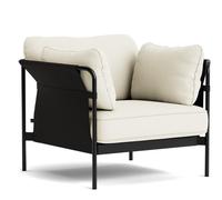 Can fauteuil Hay structure noire / toile noire / Olavi by Hay 01 - 5710441382140