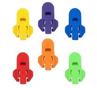 Can Opener, Beverage Can Tab Lifter, Portable Multipurpose Easy Open Tab Remover, Non-Slip Grip Puller for Soda, Beer, Energy Drinks Use, Reusable PP, Set of 6 Multicolor