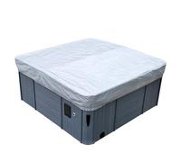 CANADIAN SPA CO. Cover Guard, bâche de Protection pour couvertures isolantes, 2,43 x 2,43 x 0,3 m, Couverture de Protection en polyéthylène tissé, Contre Les Rayons UV, Le Vent et Les intempéries