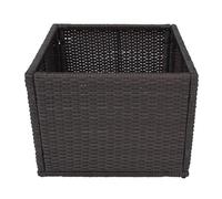 Canadian Spa CO. Panier à Plantes en rotin Grand pour spas carrés et Hot Tub, Collection de Meubles de Bord, Osier résistant aux intempéries
