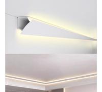Canal de bande de plafonnier LED en aluminium | Équilibre décoratif blanc d'éclairage indirect de 1m for le bord d'équilibre