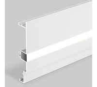 Canal de diffusion de bande lumineuse LED en aluminium | Utilisation de plusieurs tailles blanches : bordure murale de bureau à domicile, éclairage sur rail(10cm(4"),26 m(85ft))