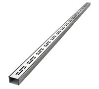 Canal de Drainage Extérieur avec Grille Amovible, Caniveau Etroit Terrasse | Protection efficace contre la saleté, Pour patio, allée, garage, usage industriel