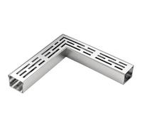 Canal de Drainage Extérieur avec Grille Amovible, Caniveau Etroit Terrasse | Résistance à la rouille, Pour aux terrasses, allées, pavés et béton