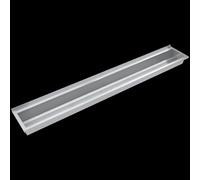 Canal de lavage KWC, PLANOX, acier inoxydable, montage mural, 3000x210x442 mm, avec tablette pour robinet