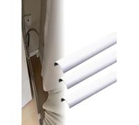 Canal d'eau de pluie de gouttières demi-rondes en PVC, drain de toit | Collecteur d'eau d'avant-toit UPVC for toits, garages et projets de drainage personnalisés(L 50cm D 5CM Th 2.4mm)