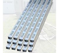 Canal d'écoulement à profil bas - Grille de drainage à faible débit pour cour et jardin, idéal pour les bacs à eau et les matériaux de construction extérieurs