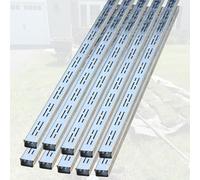Canal d'écoulement à profil bas - Grille de drainage à faible débit pour cour et jardin, idéal pour les bacs à eau et les matériaux de construction extérieurs