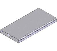 Goul acier 38 x 240 sol béton - GOULOTTE INSTALLATIO HAGER UK240382