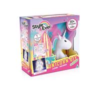 Canal Toys - Style 4 Ever - Licorne à Customiser pour Enfants - Idée Cadeau Enfant 6 Ans+ - Activité Manuelle - Loisirs Créatif - Licorne Tirelire - Brille dans le Noir - 60 Stickers - OFG 106