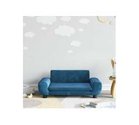 CanapA dangle droit fixe haba trading b.v. venlo 1 places en Velours bleu