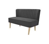 Canapé 117 x 55,5 x 77 cm Tissu Gris foncé