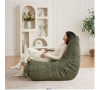 Canape 2 Places Chenille Verte Banquette De Sol Togo FloraGrace Pour Salon Sans Montage 127x99x83cm