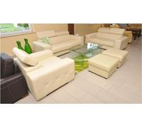 Canapé 2 places Design Canapés Coussins Canapé Cuir Relax Moderne Deux places Nouveau