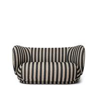 Canapé 2 Places Ferm Living Rico, Coloris Sable Louisiane/ Noir