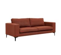 Canapé 3 Places en Tissu "Bolero" 215cm Rouge