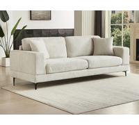 Canapé 3 places en tissu texturé beige JAMOLO