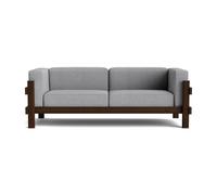 Normann Copenhagen Canapé Kube Pin de couleur brune laqué-tissu Remix 143 Grey. 220 cm