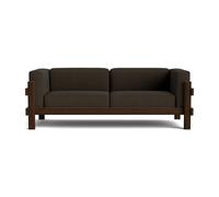 Normann Copenhagen Canapé Kube Pin de couleur brune-laqué-tissu Remix 356 Brown. 220 cm