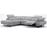 Canapé Abardo angle gauche gris 299x240cm 1 relax élect