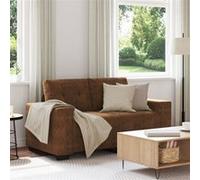 Canapé amoureux Marron 120 cm en simili cuir Marron G