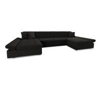 Ulys - canapé panoramique U - convertible avec coffres - 7 places - style contemporain