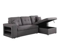 Habitat et Jardin – Canapé d'angle convertible réversible Axel – 3 places – Gris