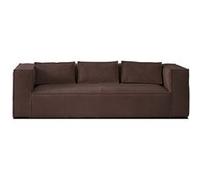 Lisa design Stella canapé 3 places - Marron