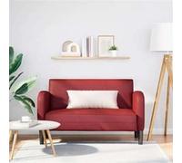 vidaXL Canapé Causeuse Rouge Bordeaux 110 cm Similicuir, Causeuse, canapé, canapé rembourré, canapé 2 Places, Couche, siège de Salon, canapé 2 Places