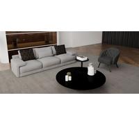 Canapé avec fauteuil au design élégant Un confort qui a du style