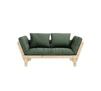 Canapé Beat en pin laqué transparent/756 vert olive