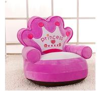 Canapé bébé en peluche Couronne Anti-basculement- Violet - Enfant - 3 mois et plus