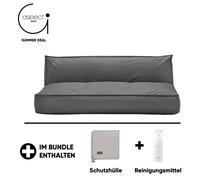 Canapé Blomus -STAY- 3 places, couleur anthracite, avec housse de protection e