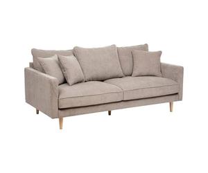 Canapé ""Candice"" 3 places 194x96cm beige - Atmosphera Créateur d'intérieur