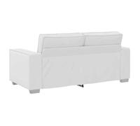 Canapé causeuse/2 PLACES - NANAS - Sofa-2 PERSONNES - Loveseat - Blanc 180x80x84cm tissu C9029868